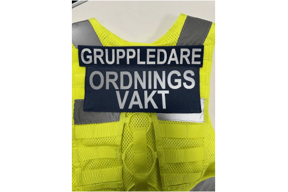Gruppledare Patch Kit med Kardborre – Bröst & Ryggplatta