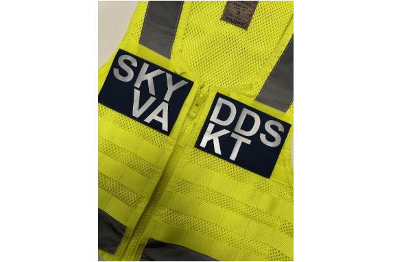 Skyddsvakt Patch Kit med Kardborre – Bröst & Ryggplattor