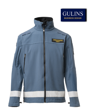 Softshelljacka Ordningsvakt – Gulins Uniform jacka med OV-tryck