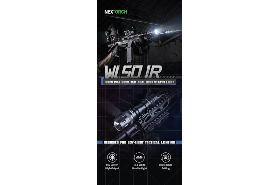 NEXTORCH WL50 IR WEAPON FLASHLIGHT