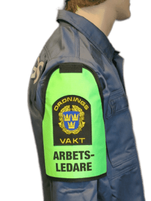 Armbindel Ordningsvakt Grupp/Arbetsledare