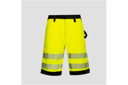 Hi-Vis Shorts med svarta partier Art nr 638